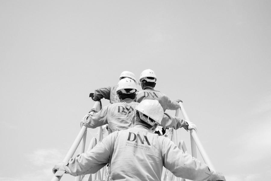 DNA team on site